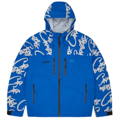 Corteiz Elitework Waterproof Shell Jacket Blue