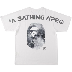 BAPE Head Moon Shirt White MASSER