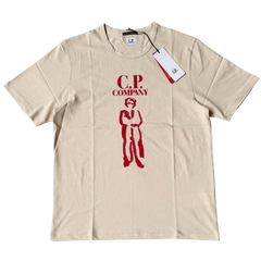 CP Company Shirt Beige / Cream / Red