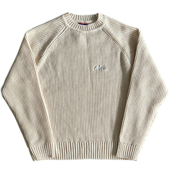 Corteiz Yarn Sweater Cream / Beige