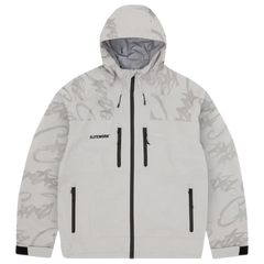 Corteiz Elitework Waterproof Shell Jacket White / Grey