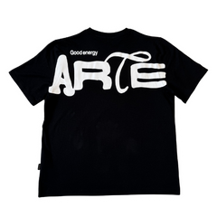 Arte "Good energy" Shirt Black / White