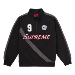 Supreme Equipe Half Zip Sweater Black / Red