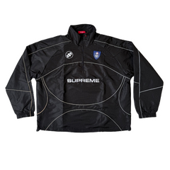Supreme Reflective Half Zip Track Jacket Black