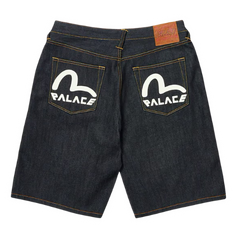 Palace x Evisu Denim Jorts / Shorts Black