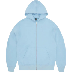 Corteiz Hybrid Jacquard Zip Hoodie Baby Blue