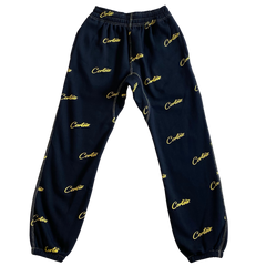 Corteiz Joggers Black / Yellow