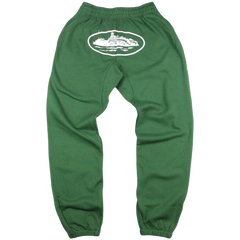 Corteiz Alcatraz Basic Joggers Green / White