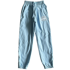 Corteiz Shukushuku Track Pants / Joggers Baby Blue / White