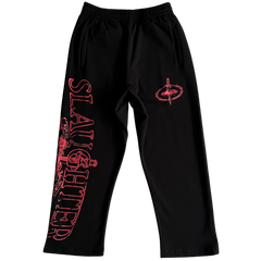 Corteiz Slaughter Gang Joggers Black / Red