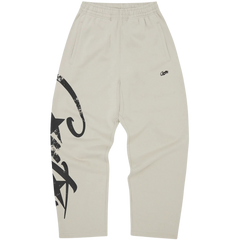 Corteiz Woosh Open Hem Sweatpants Bone / Cream / Beige