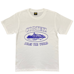 Corteiz Alcatraz RTW Shirt White / Blue