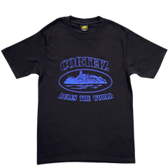 Corteiz Alcatraz RTW Shirt Black / Blue