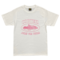 Corteiz Alcatraz RTW Shirt White / Pink
