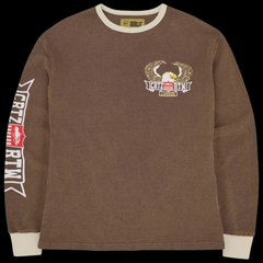 Corteiz Eagle Longsleeve Brown / White