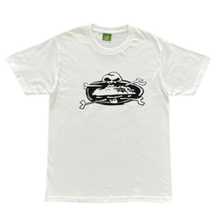 Corteiz Skull Shirt White / Black