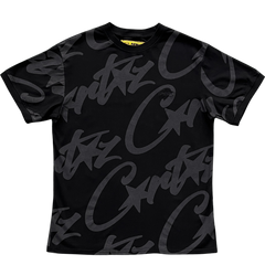 Corteiz Alcatraz Full Print Shirt Black