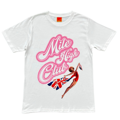 Corteiz Dancinc Girl Flag Shirt White / Pink