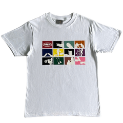 Corteiz Portrait Silhouette Shirt White / Multicolor
