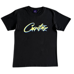 Corteiz Gradient Carni Shirt Black / Yellow / Blue