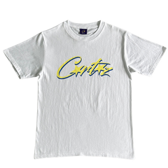Corteiz Gradient Carni Shirt White / Blue / Yellow