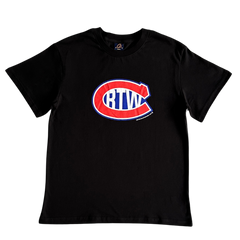 Corteiz C in RTW Shirt Black / Red / Blue / White