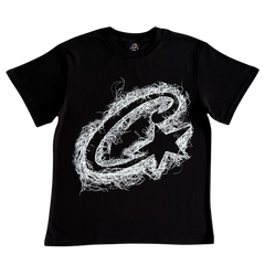 Corteiz Regne Sur Le Monde Shirt Black / White
