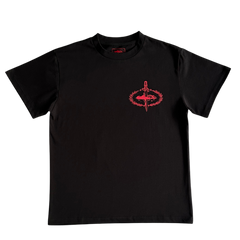 Corteiz Slaughter Gang Shirt Black / Red
