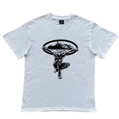 Corteiz Flying Man Statue Shirt White / Black
