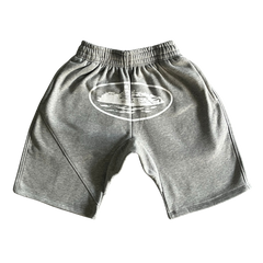 Corteiz Alcatraz Basic Shorts Gray / White