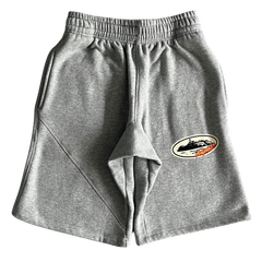 Corteiz "Aufentic" Shorts Gray / Orange