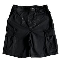 Corteiz Alcatraz Cargo Shorts All Black