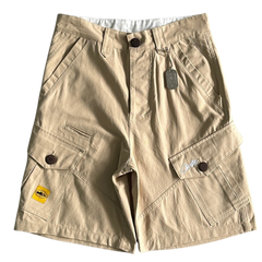 Corteiz Slant Pocket Cargo Shorts Khaki / Beige / Cream