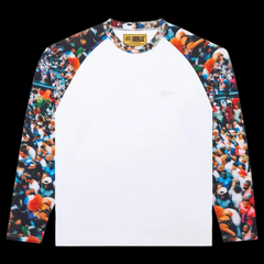 Corteiz Crowd Longsleeve White / Multicolor / Rainbow