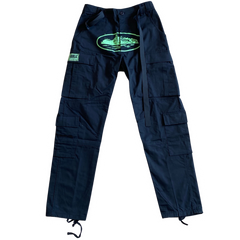 Corteiz Alcatraz Cargo Pants Black / Green