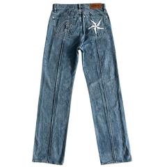 Corteiz Denim Jeans Light Blue