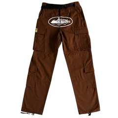 Corteiz Alcatraz Cargo Brown / White