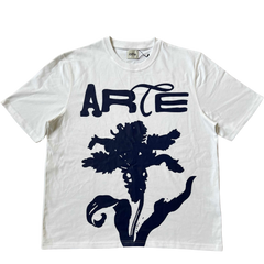 Arte Antwerp Big Flower Shirt White