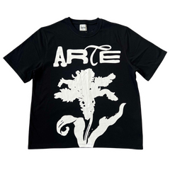 Arte Antwerp Big Flower Shirt Black / White