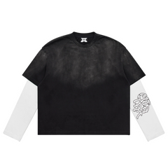 Mertra Longsleeve Black / White