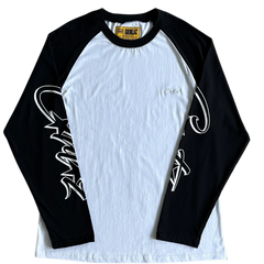 Corteiz Contrast Color Longsleeve White / Black
