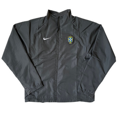 Vintage Nike Brazil Track Jacket / Zip Up Black - 2010
