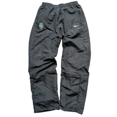 Vintage Nike Brazil Track Track Pants / Joggers Black - 2010