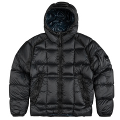 C.P. Company D.D. Shell Hooded Down Jacket Black
