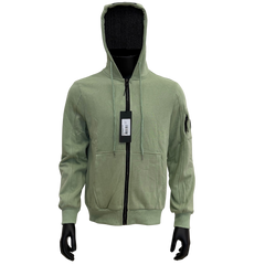 C.P. Company Zip Hoodie Green
