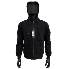 C.P. Company Zip Hoodie Black