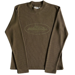 Corteiz Alcatraz Longsleeve Brown