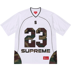 Supreme "23" Football Jersey White / Camouflage