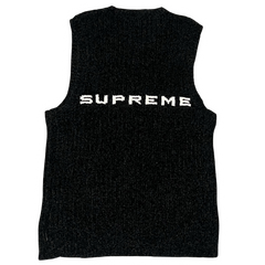 Supreme Knit Tank Top Black / White
