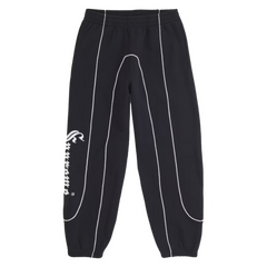 Supreme Curve Piping Hoodie Joggers Black / White